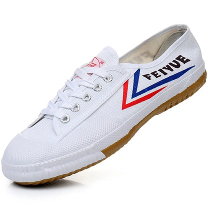 New Men's Canvas Shoes, Men's and Women's Kung Fu Martial Arts Shoes, Men's Training Sports Shoes, Lace Up Soft Soled Shoes