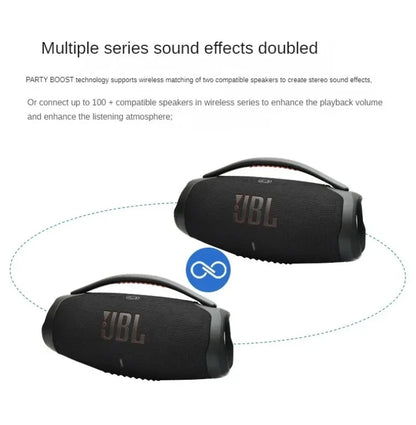 JBL Boombox3 Portable Bluetooth Speaker Subwoofer Outdoor Speaker IP67 Dust Waterproof Hifi Sound High Quality Desktop Audio