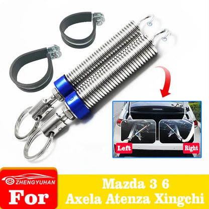 For Mazda 3 6 gj Axela Atenza Xingchi Car Trunk Spring Automatic Opening Lift Adjustable Metal Spring Device Accessories