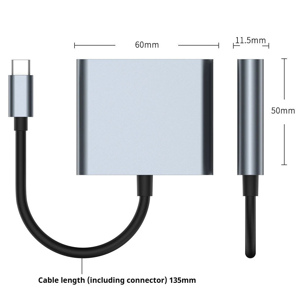 Hub USB-C hub all-in-one expansion dock 4K 60Hz type-C expansion dock HDMI support for Switch 2