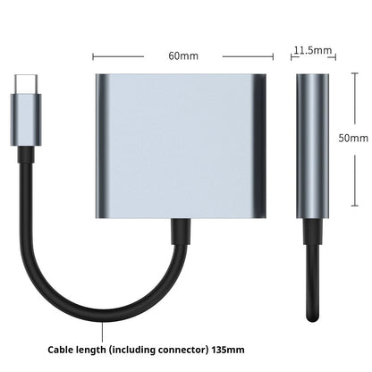 Hub USB-C hub all-in-one expansion dock 4K 60Hz type-C expansion dock HDMI support for Switch 2