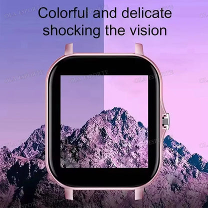 New Smart Watch Android IOS Phone 1.44 Inch Color Screen Bluetooth Call Blood Oxygen/Pressure Monitoring Smart Watch Women Men