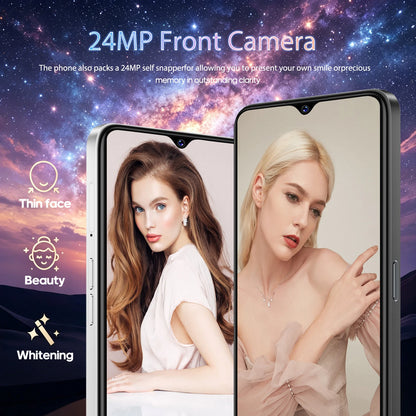 FUFFI Global Vision M17 Pro Max Smartphone Android 8GB RAM 256GB ROM 6.53 Inch Phone 24MP+48MP Dual SIM 4G Network Mobile Phones