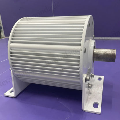 Low Noise 380V 5000W 10KW 20KW 30KW Permanent Magnet Generator With 48V 60V 24V DC Motor Complete Set Power Generator System