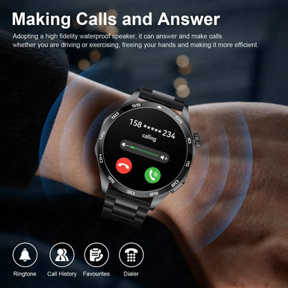 2025 Smart Watch Men Watch 4 Pro+ 1.50 Inch HD Screen Bluetooth Call ECG Heart Rate Health Monitoring Smartwatch For Android IOS