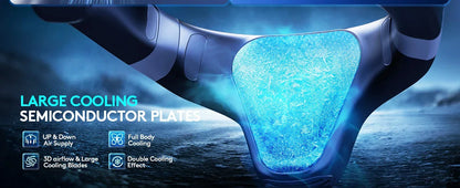 2026 New Upgrade Neck Air Conditioner Portable, 360° Up-down Airflow Neck Fans, 2 In1 Neck Fan With Cooling Plate, 6000mAh