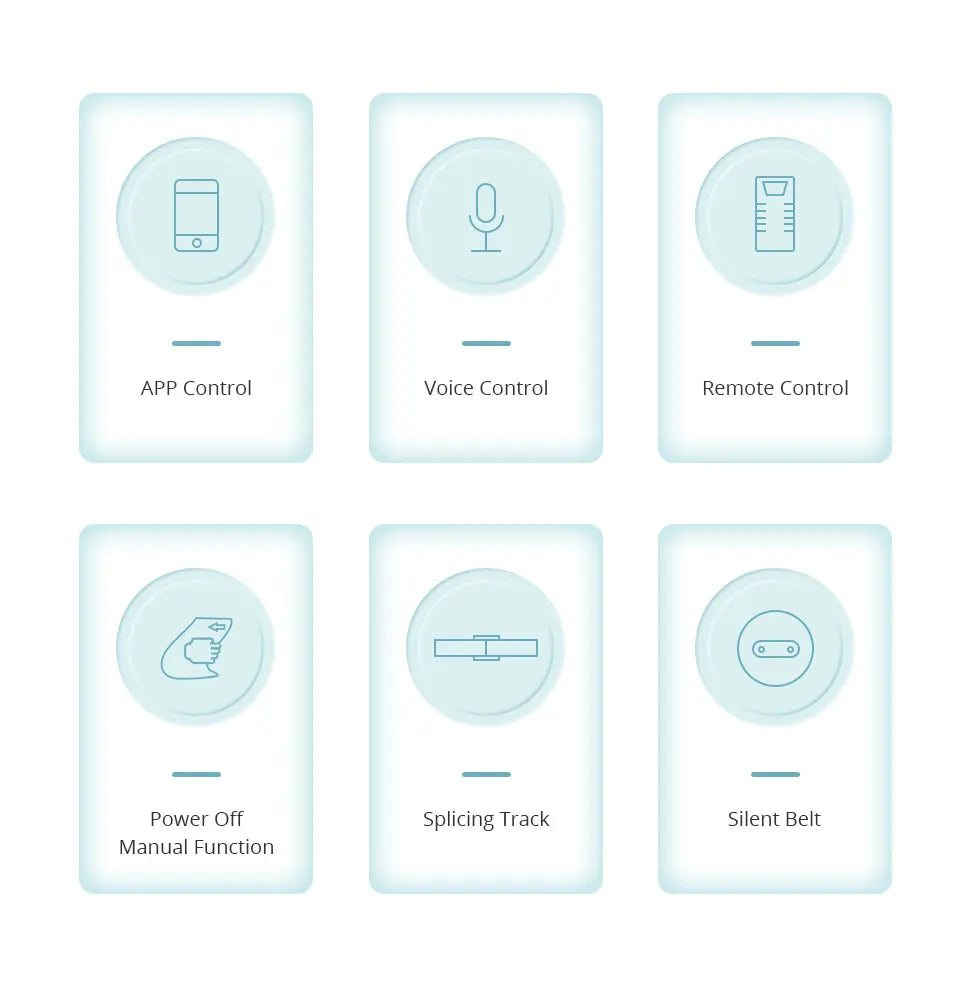 Zemismart Zigbee Curtain Track Work with Tuya Smart Life Alexa Echo Google Home Control SmartThings Electric Curtains
