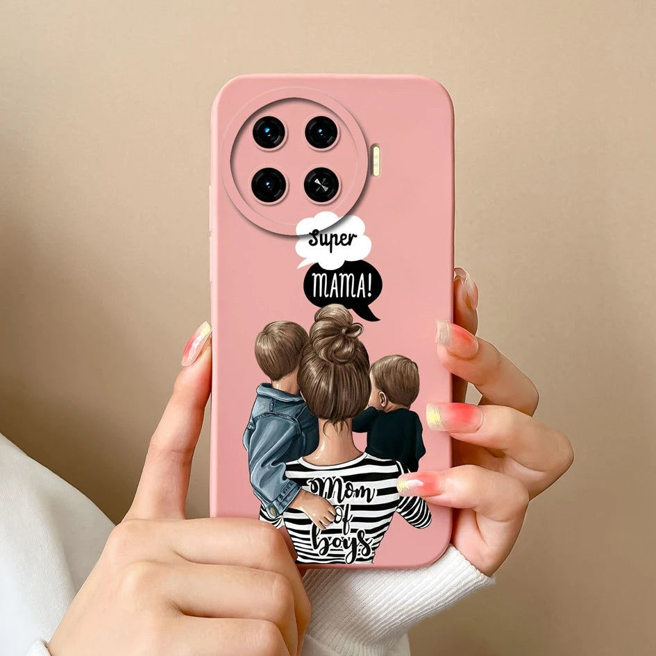 Cover For Tecno Spark 20 Pro+ 4G Case Phone Bags Pretty Flower Liquid Soft Silicone Shell For Tecno Spark20 Pro Plus Funda Coque
