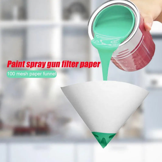 100 Micron Fine Paint Paper Strainers Sieve Mesh Filter Cone Strainer Net Funnel Ordinary Design Operation Conveninently
