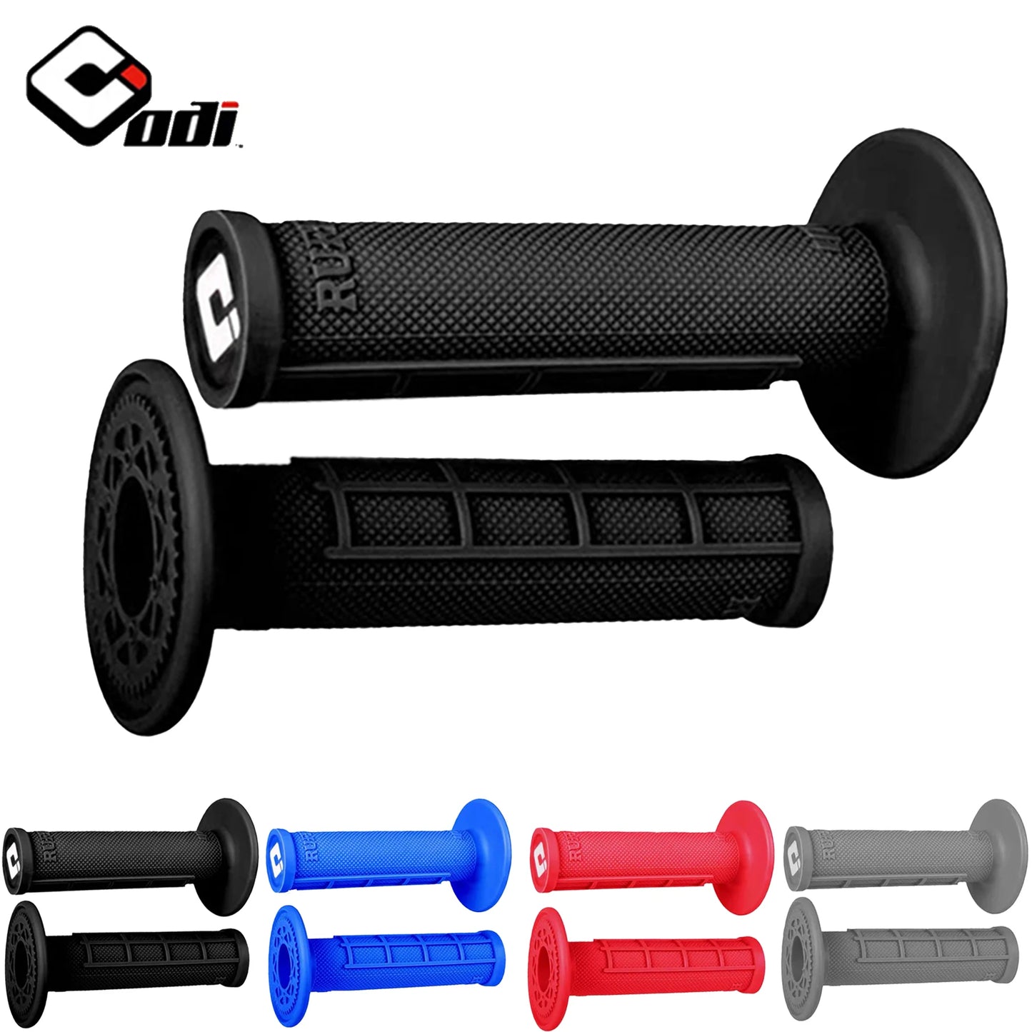 ODI - Motorcycle Aerodynamic Fairing Impact-Resistant Cylindrical Body Easy to Install Suitable Airflow Motorcycle Grips