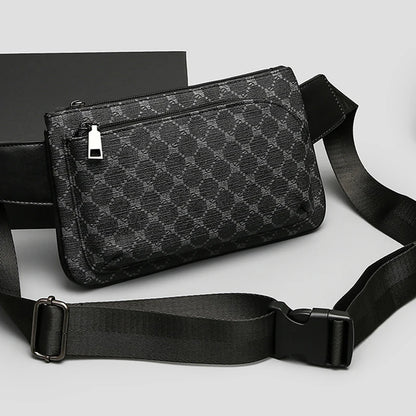 Fashion mini leather men's chest bag crossbody bags sacoches hommes bandolera hombre bolsos para hombre bag for men sling bag