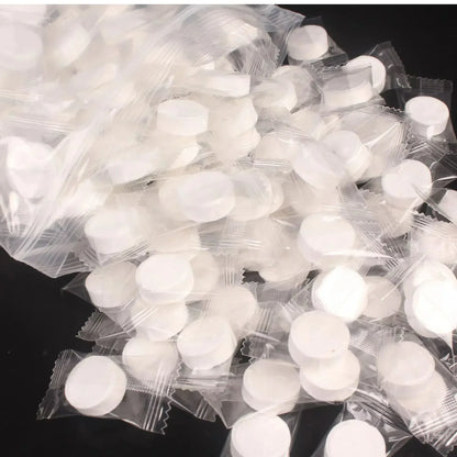 100pcs Disposable Compressed Facial Mask Portable Travel Non-woven Face Mask Skin Care Cotton Wrapped Masks Paper