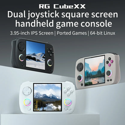 NEW ANBERNIC RG CUBEXX Retro Handheld Game Console Video Player Gaming Linux HD IPS RGB WIFI Bluetooth PSP Games Gift RGCUBEXX