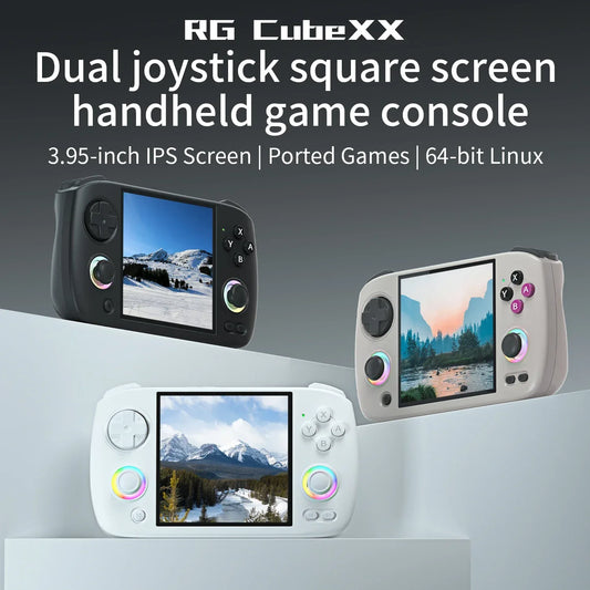 NEW ANBERNIC RG CUBEXX Retro Handheld Game Console Video Player Gaming Linux HD IPS RGB WIFI Bluetooth PSP Games Gift RGCUBEXX