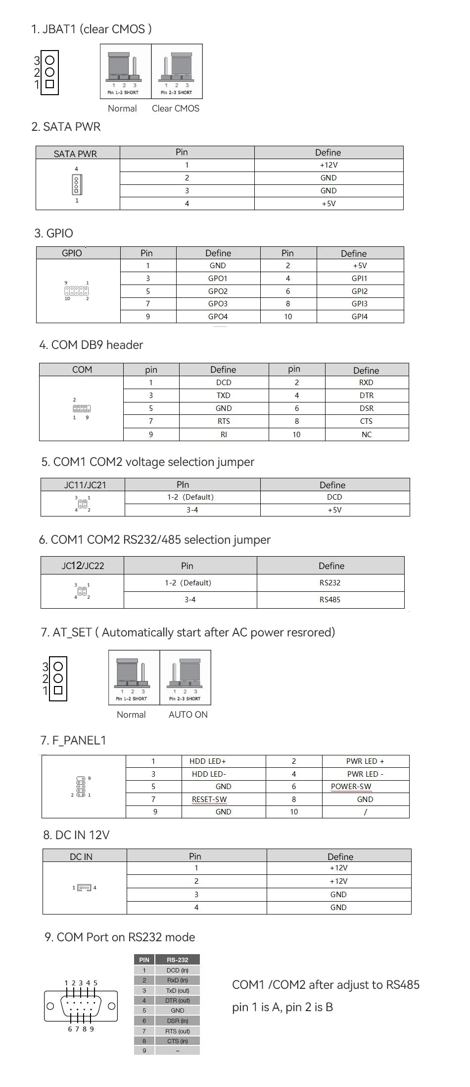 Fanless Industrial PC Intel J6412 N2840 J2900 4xCOM RS232 RS485 6xUSB 2x LAN HDMI VGA Mini PCIe WiFi 4G LTE GPIO Windows Linux