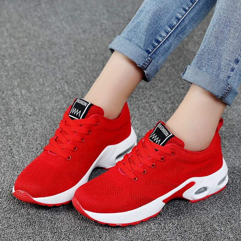 MAEDEF New Fashion Ladies Casual Shoes Summer Light Mesh Breathable Shoes Women's Sports Shoes Outdoor Anti-slip Training Shoes