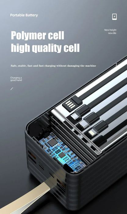 KEPAH 20W 5V3A 120000mAh Power Bank Portable Fast Charging External Battery Charger 120Ah Powerbank For iPhone Xiaomi mi