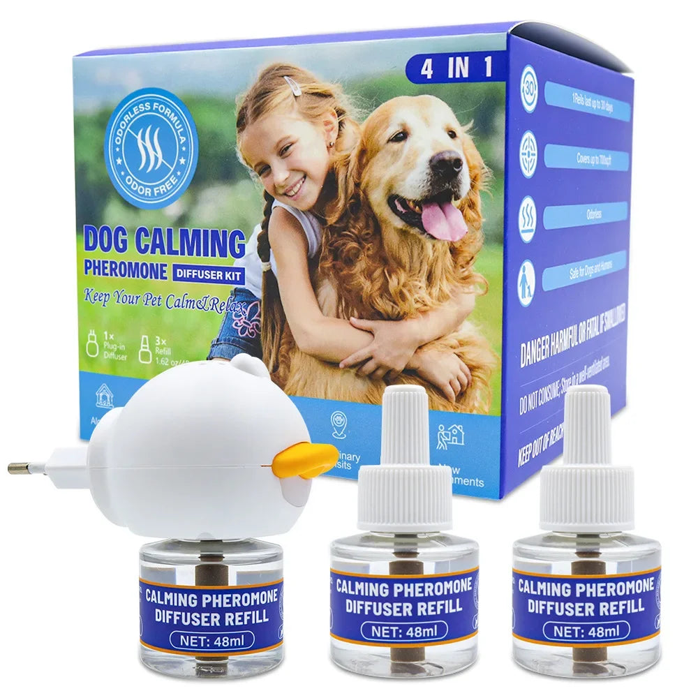 6-pack pet soothing electric heating supplement liquid, cat and dog pheromone, emotional soothing and soothing agent