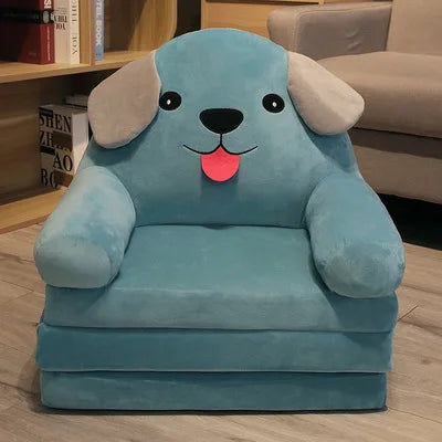 Sofas Children Sofa Cute Cartoon Lazy Folding Small Sofa Bed Girl Princess Baby Toddler Dual-purpose Child Seat All sofas