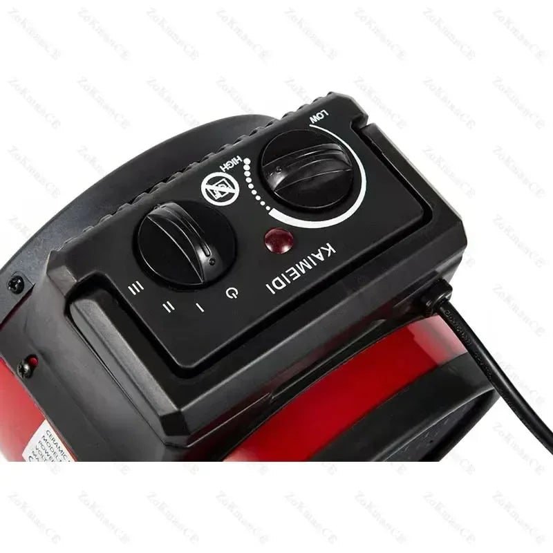 Industrial Portable Electric Heater Blower Natural Hot wind Adjustable Ceramic Heating Stove Radiator Thermal Air Warmer