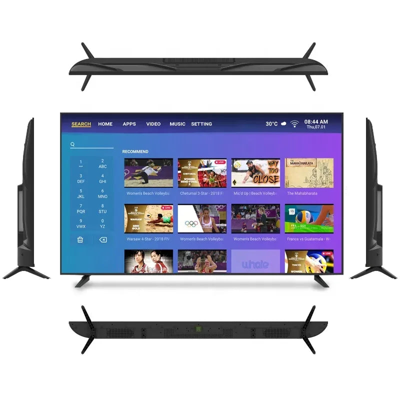 New Design 43 Inch Smart Tv 32 43 50 55 65 Inch 4k Ultra Hd Android Wifi Led Tv Digital Televisions
