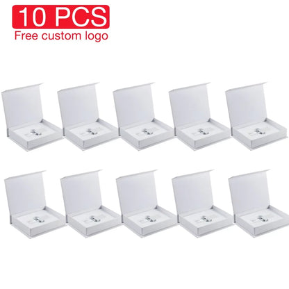 10PCS/LOT Crystal USB 2.0 Wedding Gift Flash Drives Free Custom Logo Pen Drive 100% Real Capacity Stick 128GB 8GB 16GB 32GB 64GB