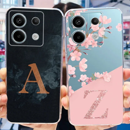For Xiaomi Poco X6 Pro Case New Letters Cover Clear Silicone Phone Case For Xiaomi Poco X6 PocoX6 Pro 5G Soft Cover Fundas Coque