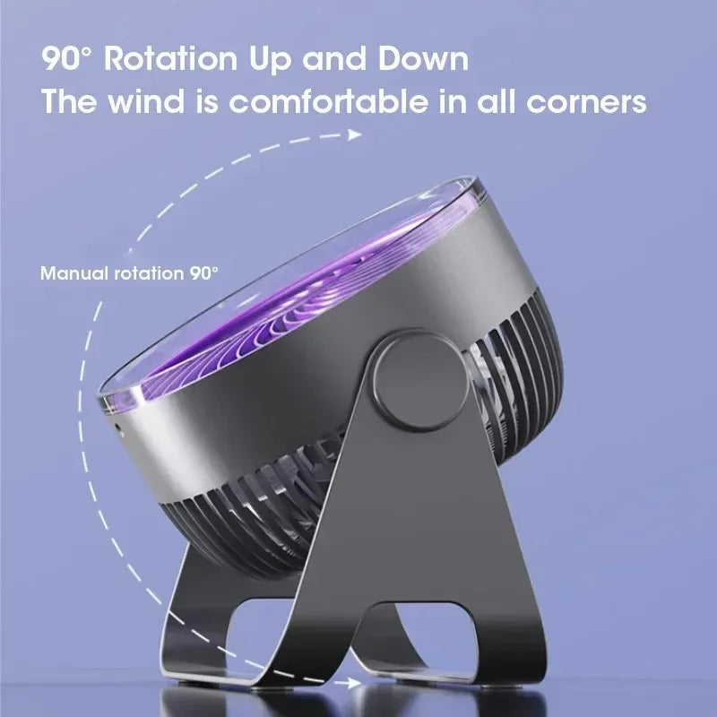 5-Speed Adjustable Multifunctional Electric Fan Circulator Portable Quiet Home Ventilator Desktop Wall Ceiling Fan Air Cooler