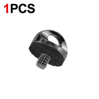 Universal 1/4" Camera Screw with Rubber Washer Aluminum Alloy Thread Camera Fixing Screw for Quick Release Wrist Strap Sling