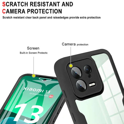 360 Full Body Protective Phone Case For Xiaomi Mi 14 Ultra  Mi14 13 12 Pro Xiaomi 13T 12T Mi 13 12 Lite 12X Built Screen Cover