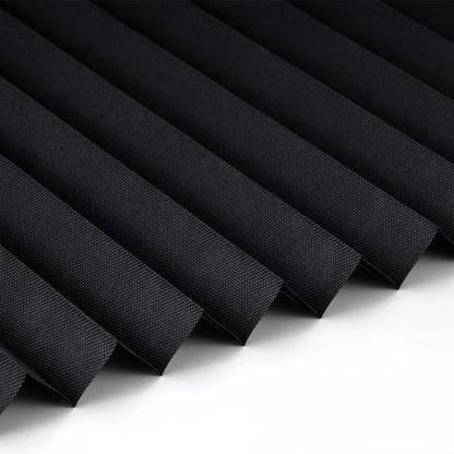 1 PC Easy Installation Window Shades Non-woven Fabric Pleated Zebra Blinds Roller Room Blackout Curtain For Living Room Balcony