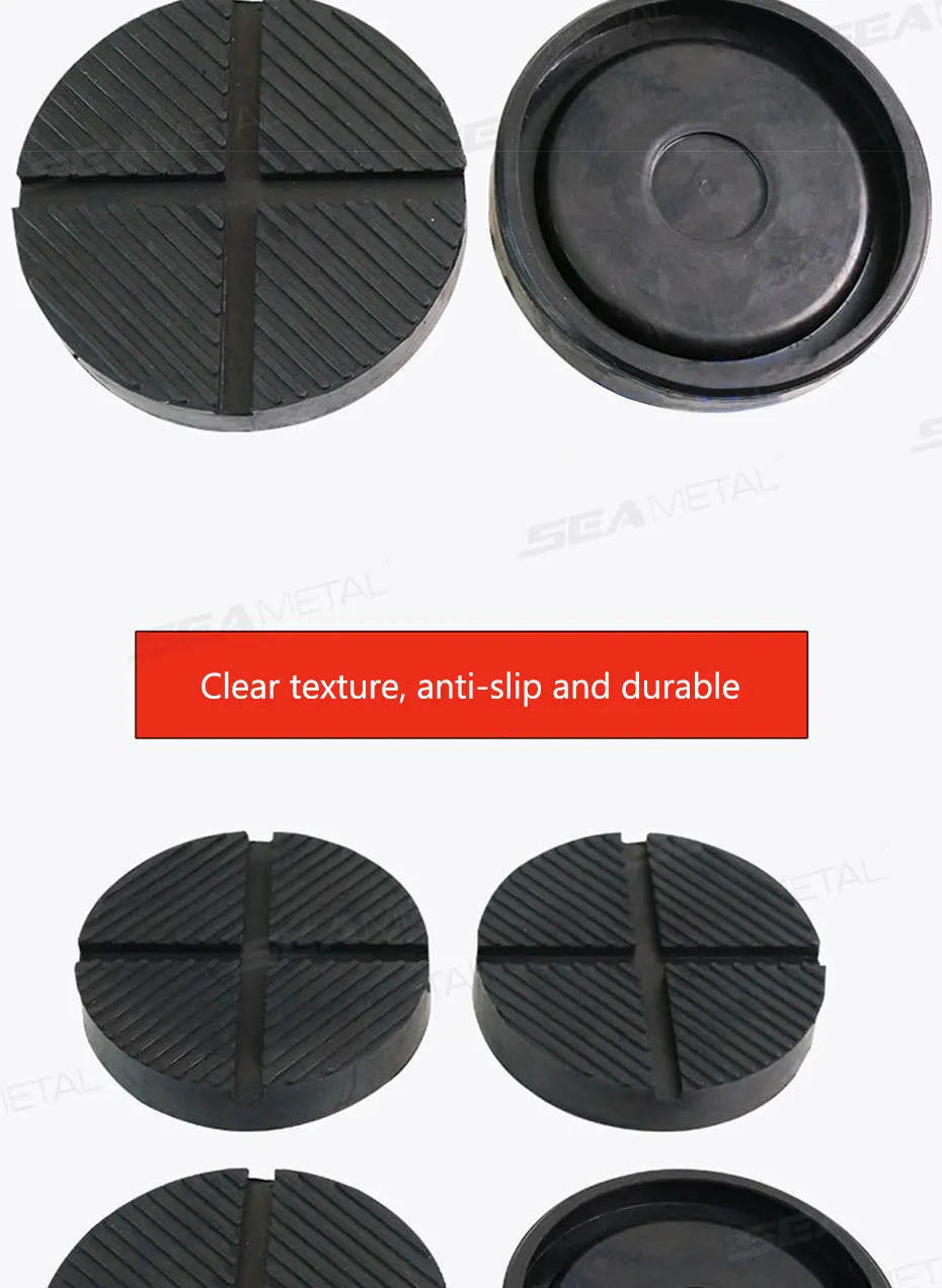 SEAMETAL 3 Sizes Universal Rubber Jack Pad Support Pinch Weld Slotted Floor Frame Rail Adapter Car Removal Repair Tool