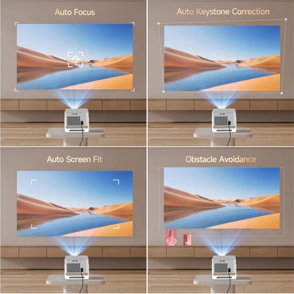 Magcubic Android 14 900ANSI Projector Auto Focus Native 1080P Support 8K With Wifi6 BT5.4 2+16G Portable Movie Outdoor HY350Max