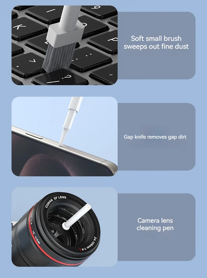 22-in-1 Multifunctional Cleaning Set Office Wristband Keyboard Support Leather Sponge Hand Holder Keyboard Palm Tray