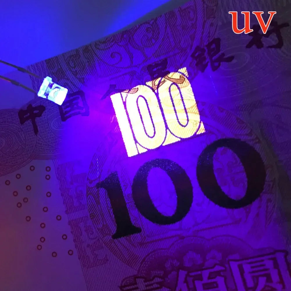 100pcs F3 3mm Flat Led Ultra Bright Diodes Wide Angle Light Emitting Bulbs Signage Decoration Advertising Lamp Ambient Building