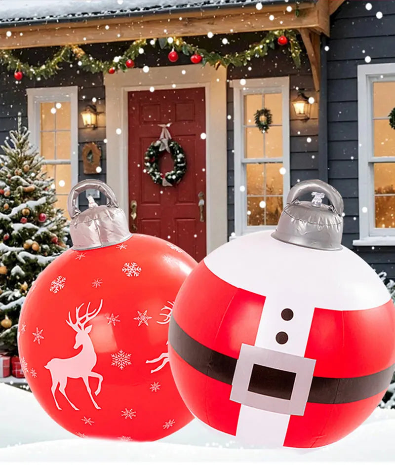 Multiple Styles Giant Inflatable Christmas Ball Home Outdoor Inflatable Decoration Christmas Snowman PVC Inflatable Decorated