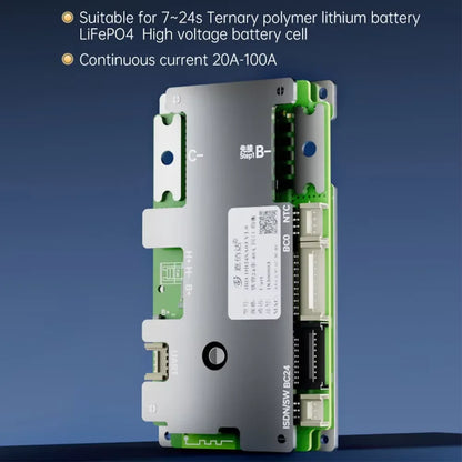 Build-in BT JBD Smart BMS Automatic Identify 7S-24S 8S 9S 10S 11S 12S 13S 14S 16S 20S 21S 22S 40A 50A 60A 80A LFP NMC Battery