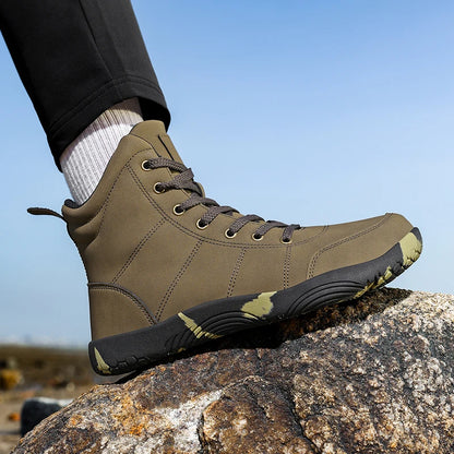 VENOCON Adult Barefoot Combat Sneakers Winter Man Men's Wide Toe Nose Walking Hiking Trail Boots Shoes Footwear For Women