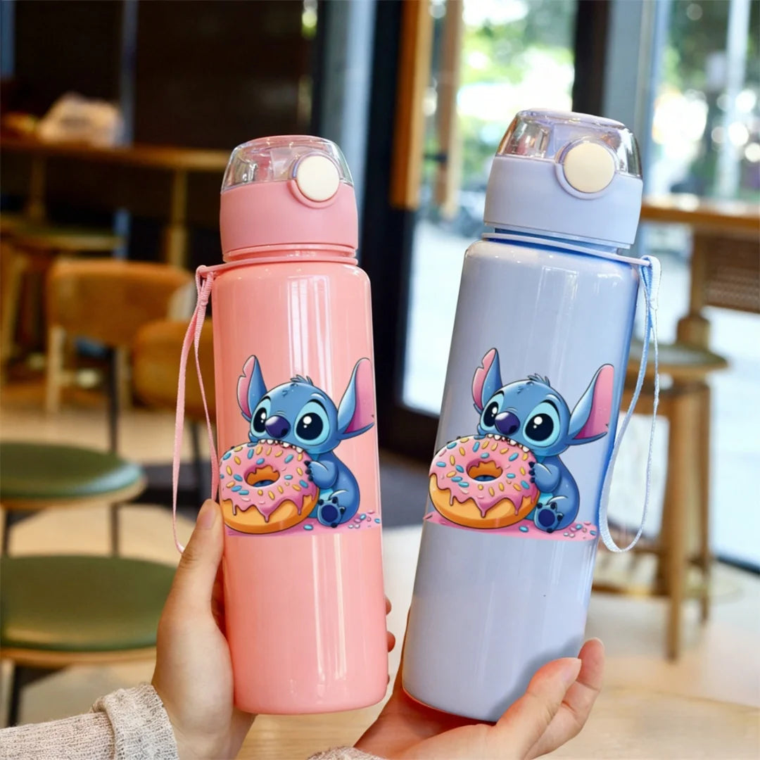 3D Printed Cartoon Pattern Water Bottle, Durable Reusable, Adorable & Fun,Portable Water Bottle for Outdoor Activities Perfect