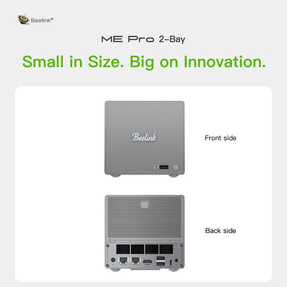 Beelink ME Mini ME Pro Intel Twin Lake N150 LPDDR5 4800MHz 16GB RAM 1T SSD WiFi6 4K Dual Lan Home Network Storage NAS Mini Host