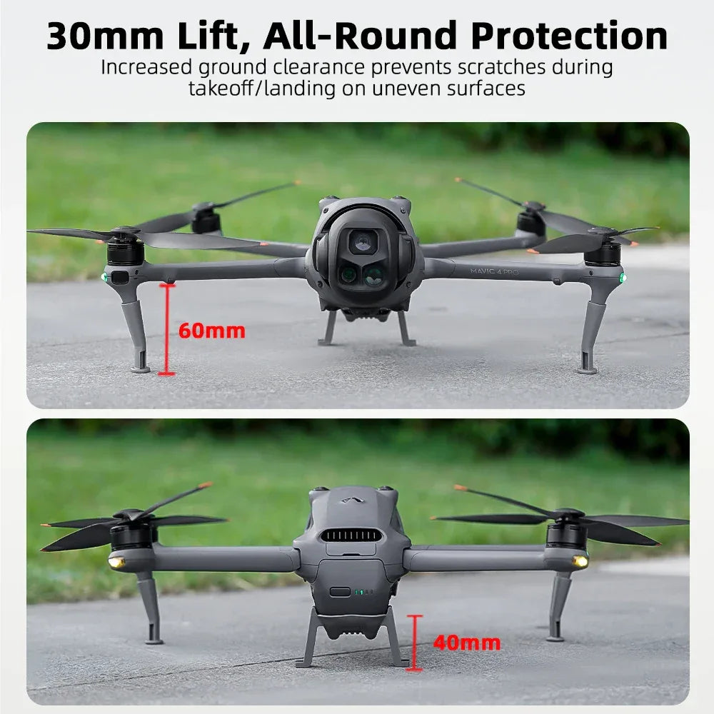 For DJI Mavic 4 Pro Accessories Propeller Holder Strap and Landing Gear Tripod Stand Support Leg Drone Protector