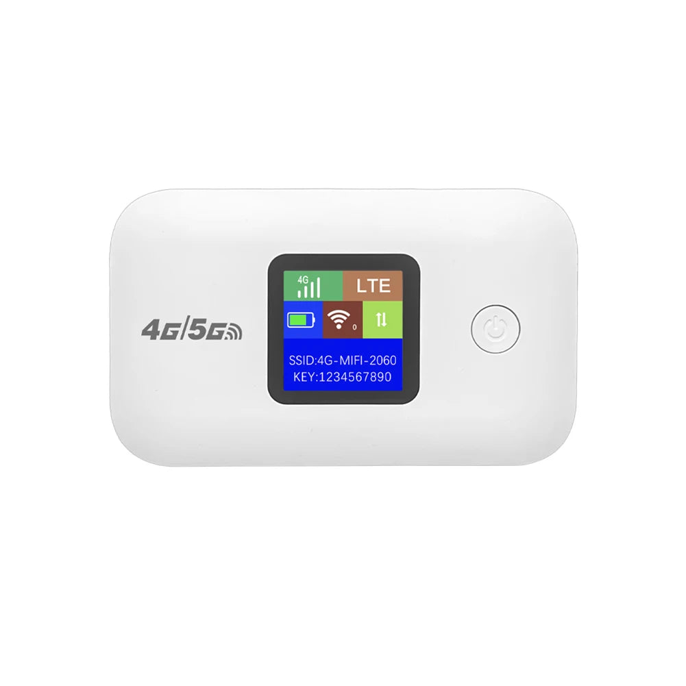 4G/5G Mobile WIFI Router 150Mbps 4G LTE Wireless Router 3500mA Portable Pocket MiFi Modem with Sim Card Slot Mobile WiFi Hotspot