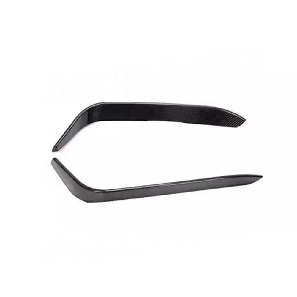 Carbon Fiber FRP Fog Lamp Bumper Fins Trims Decoration for Alfa Romeo Giulia 2016 2017 2018 2019 Sport Standard Car Accessories