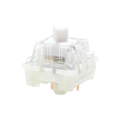 KTT Kang White V3 Switches Mechanical Keyboard Linear Switch 3 Pin Custom Cherry RGB SMD Gaming Compatible Hot Swap MX Switch
