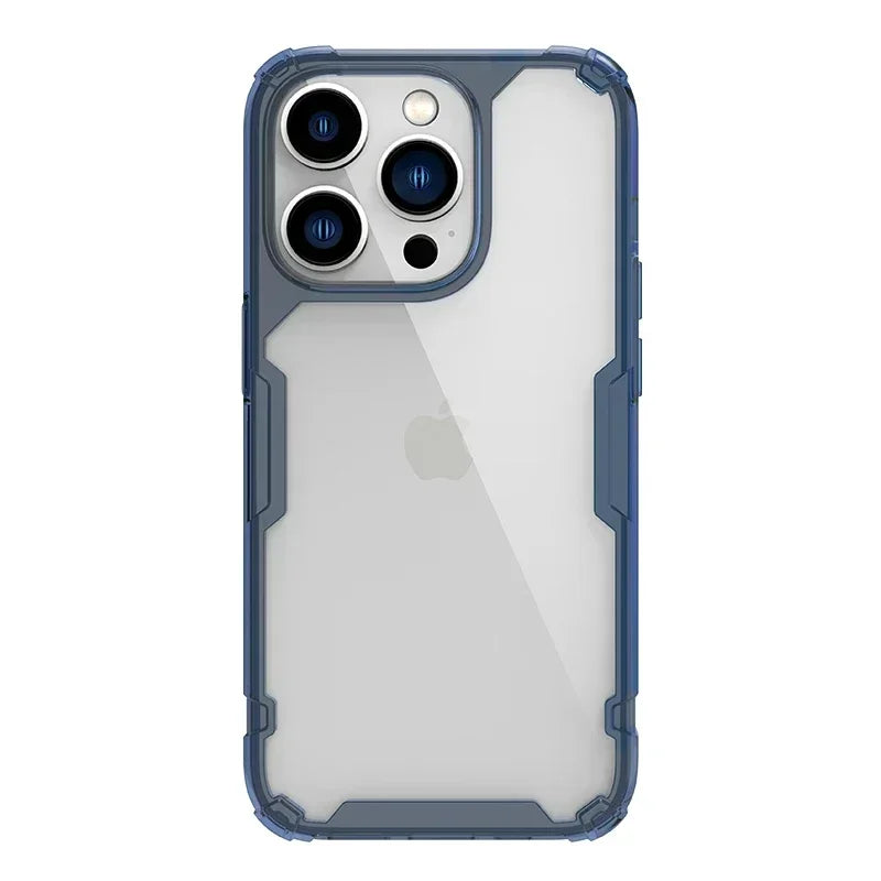 Nillkin for iPhone 17 Pro Max 16 Pro Max 15 Pro  14 13 iPhone series TPU+PC Silicone Soft Transparent Phone Back Cover