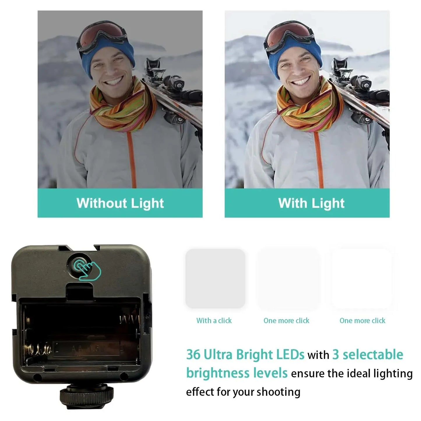 Smartphone Vlogging Kit for iPhone Android with Tripod Mini Microphone Starter Vlog kit for TikTok Live Stream Video YouTube