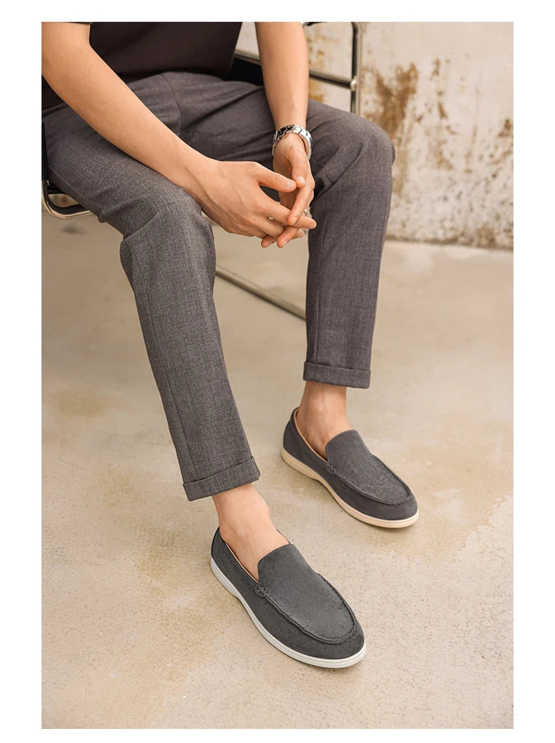 2025 Men's multi-color loafers A pedal leisure business shoes Doug shoes