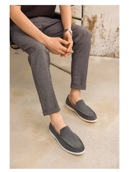 2025 Men's multi-color loafers A pedal leisure business shoes Doug shoes