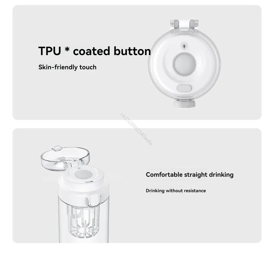 2025 Mijia Magnetic Tea Warehouse Cup Portable 800ml Tritan One-touch Pop-up Lid Water Bottle Tea Filtration Water Cup