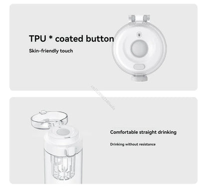 2025 Mijia Magnetic Tea Warehouse Cup Portable 800ml Tritan One-touch Pop-up Lid Water Bottle Tea Filtration Water Cup